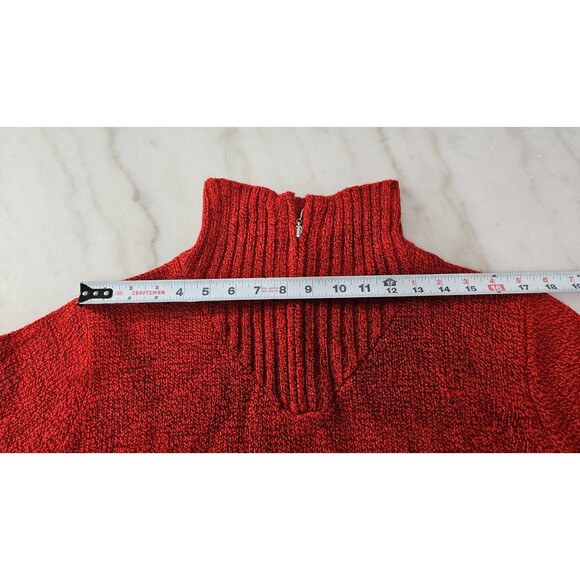 NWT Indigo Red Mock Neck Long Sleeves Pullover Women's Sweater Size L - Picture 5 of 10